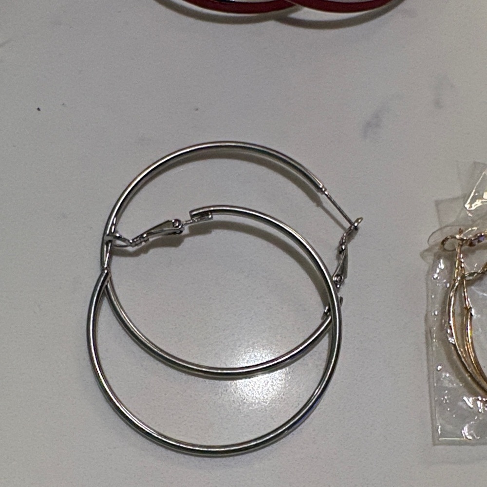 Paparazzi Mixed Metal Hoop Earrings Collection - Picture 5 of 6